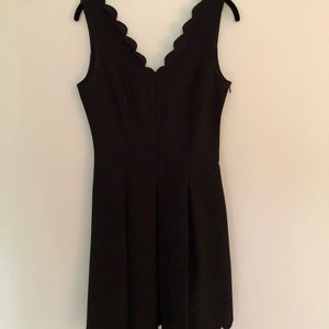 Banana Republic black a-line dress